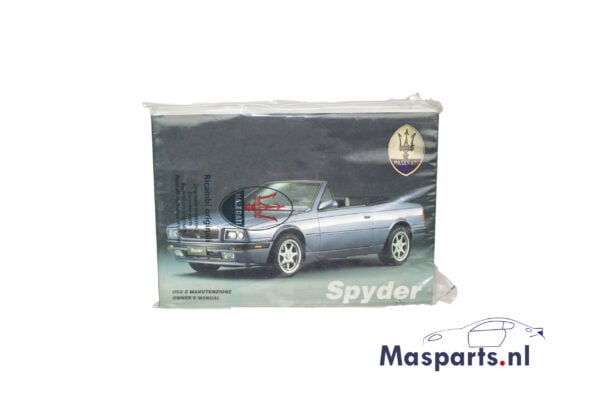 Maserati Biturbo Spyder book manual 910000606