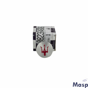 Maserati Wheel Rim Cap Silver Red 82364606