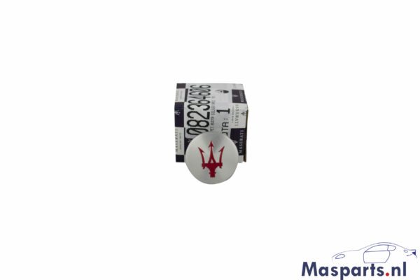 Maserati Wheel Rim Cap Silver Red 82364606