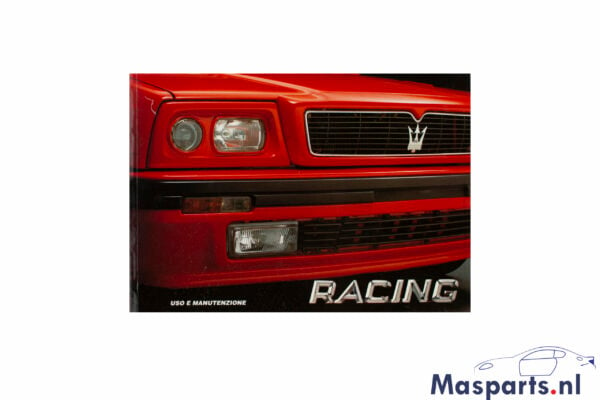 Maserati 224 Racing Manual Book