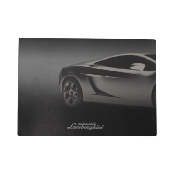 Lamborghini Gallardo Warranty and Scheduled Maintenance Plan Book