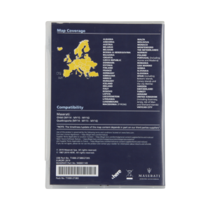 940001149 1 Maserati Maps Kit Europe - 2019 940001149