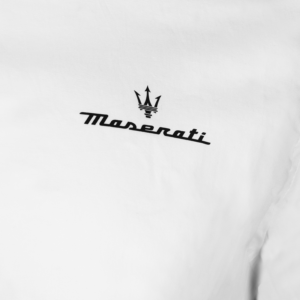 Masparts_Kleding003 Maserati Shirt White Tridente Man Size L 920030553