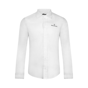 Masparts_Kleding014 Maserati Shirt White Tridente Man Size L 920030553